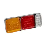 GLOBOSTAR® ARROWLIGHT 999-0262 Πίσω Φανάρι Οχημάτων Βέλος LED 9W 360lm 180° DC 24V Αδιάβροχο IP66 Πορτοκαλί & Κόκκινο & Ψυχρό Λευκό 6000K - Μ40 x Π3.5 x Υ15cm - Πακέτο 2 Τεμαχίων - 1 Χρόνο Εγγύηση - Image 2