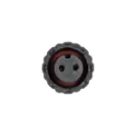 GLOBOSTAR® CONNECTOR 999-0265 2 Pin Σύνδεσμος Τροφοδοσίας για Wall Washers & Προβολείς με Είσοδο 2 x 0.25mm2 & Έξοδο 1 x Αρσενικό Βύσμα Αδιάβροχο IP65 - Μαύρο - Μ20 x Π1.5 x Υ1.5cm - Image 4
