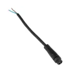GLOBOSTAR® CONNECTOR 999-0266 2 Pin Σύνδεσμος Τροφοδοσίας για Wall Washers & Προβολείς με Είσοδο 2 x 0.25mm2 & Έξοδο 1 x Θηλυκό Βύσμα Αδιάβροχο IP65 - Μαύρο - Μ20 x Π1.5 x Υ1.5cm - Image 2