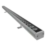 GLOBOSTAR® WASHERPANDA 999-0272 Μπάρα Φωτισμού Wall Washer LED 36W 3960lm 15° DC 24V Αδιάβροχο IP67 Θερμό Λευκό 2700K Dimmable - Bridgelux SMD Chip - Γκρι Ανθρακί - Μ100 x Π4 x Υ3cm - 3 Χρόνια Εγγύηση