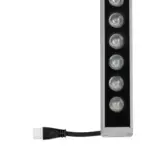 GLOBOSTAR® WASHERPANDA 999-0273 Μπάρα Φωτισμού Wall Washer LED 36W 4140lm 15° DC 24V Αδιάβροχο IP67 Φυσικό Λευκό 4500K Dimmable - Bridgelux SMD Chip - Γκρι Ανθρακί - Μ100 x Π4 x Υ3cm - 3 Χρόνια Εγγύηση - Image 4