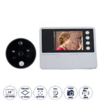 GloboStar® 86017 Ψηφιακή Έξυπνη Camera Εξώπορτας 90° Μοιρών με Έγχρωμη Οθόνη 2.8" Inches - Νυχτερινή Όραση με LED IR - Κουδούνι - Εσωτερική Μνήμη Αποθήκευσης - Λειτουργεί με 4 Μπαταρίες AAA - Image 2