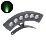 GLOBOSTAR® TREEPLANTE 90458 Κυρτή Μπάρα Φωτισμού Wall Washer για Φυτά - Δέντρα LED 6W 510lm 15° DC 24V Αδιάβροχο IP67 Πράσινο Dimmable - Bridgelux SMD Chip - Γκρι Ανθρακί - Μ17.5 x Π4.5 x Υ8cm - 3 Χρόνια Εγγύηση - Image 2
