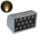 GloboStar® FLOOD-DENA 90487 Επιτοίχιος Προβολέας Wall Washer για Φωτισμό Κτιρίων - Απλίκα & Δαπέδου LED 30W 2700lm 5° DC 24V Αδιάβροχο IP67 Μ18.5 x Π13 x Υ12cm Θερμό Λευκό 2700K - Γκρι Ανθρακί - 3 Years Warranty - Image 2
