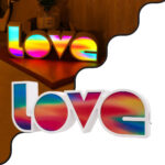 GLOBOSTAR® LOVE BOMBING 76553 Μοντέρνο Επιτραπέζιο Φωτιστικό Πορτατίφ LED 2W 120lm 180° DC 4.5V με Μπαταρίες 3xAAA IP20 Ψυχρό Λευκό 6000K - Πολύχρωμο - Μ36 x Π13.5 x Υ4.8cm - 2 Χρόνια Εγγύηση - Image 2