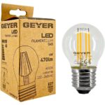 Geyer Λάμπα LED Σφαιρική Filament G45 4W E27 4000K 470lm
