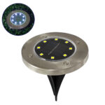 GloboStar® 71504 Αυτόνομο Ηλιακό Φωτιστικό Κήπου LED SMD 3W 200lm με Ενσωματωμένη Μπαταρία 600mAh - Φωτοβολταϊκό Πάνελ με Αισθητήρα Ημέρας-Νύχτας Αδιάβροχο IP65 Ψυχρό Λευκό 6000K - Image 2