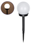 GloboStar® 71471 Αυτόνομο Ηλιακό Φωτιστικό LED SMD 1W 95lm με Ενσωματωμένη Μπαταρία 300mAh - Φωτοβολταϊκό Πάνελ με Αισθητήρα Ημέρας-Νύχτας Αδιάβροχο IP65 Φανάρι Κήπου Στρογγυλό Θερμό Λευκό 3000K - Image 2