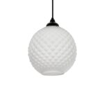 GLOBOSTAR® KEGEL 206-0004 Μοντέρνο Κρεμαστό Φωτιστικό Οροφής με Ντουί 1 x E27 AC 220-240V IP20 - Λευκό - Μ20 x Π20 x Υ20cm - Image 2