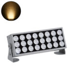 GLOBOSTAR® FLOODZENA 90219 Προβολέας Σποτ Wall Washer LED 60W 5400lm 3° DC 24V Αδιάβροχο IP65 Θερμό Λευκό 2700K Dimmable - CREE XPE Chip - Γκρι Ανθρακί Μ37 x Π9 x Υ26.5cm - 3 Χρόνια Εγγύηση - Image 2