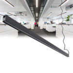 GloboStar® MARKET 61021-P Γραμμικό Κρεμαστό Φωτιστικό Linear LED 18W 2200lm 60° AC 220-240V Μ120 x Π2 x Υ4cm Φυσικό Λευκό 4500K - Μαύρο - 3 Years Warranty - Image 2