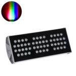 GloboStar® FLOOD-TENA 90224 Προβολέας Wall Washer για Φωτισμό Κτιρίων LED 108W 9180lm 10° DC 24V Αδιάβροχο IP65 Μ43.5 x Π15.5 x Υ18cm RGBW DMX512 - Ασημί - 3 Years Warranty - Image 2