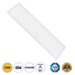GLOBOSTAR® PANELETI 60214 Χωνευτό Panel Οροφής 120x30 LED 48W 4320lm 120° UGR<19 AC 220-240V IP20 Θερμό Λευκό 2700K - Lumileds SMD Chip & TÜV SÜD Driver - Λευκό Γαλακτερό - Μ120 x Π30 x Υ1.5cm / Q116 x 26cm - 5 Χρόνια Εγγύηση - Image 2
