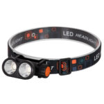 GloboStar® 79065 Φακός Κεφαλής Επαναφορτιζόμενος LED CREE XML2-T6 Chip 25 Watt 2500lm με 1 x 18650 Μπαταρία 3400mAh Θερμό Λευκό 3000K & Ψυχρό Λευκό 6000K - Image 2