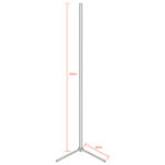 Μοντέρνο Minimal Επιδαπέδιο Μαύρο Φωτιστικό 200cm LED 32 Watt με Ασύρματο Χειριστήριο Αφής 2.4G RF & Dimmer CCT - Ψυχρό - Ημέρας - Θερμό GloboStar ALIEN Design GLOBO-200-10 - Image 2