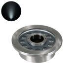 GloboStar® UNDERWATER-DENIS 90439 Υποβρύχιο Χωνευτό Φωτιστικό Σποτ Ειδικό για Σιντριβάνια - Πισίνες - Τζακούζι LED 12W 1200lm 30° DC 24V Αδιάβροχο IP68 Φ19.5 x Υ7.5cm Ψυχρό Λευκό 6000K - Ανοξείδωτο Ατσάλι SS304 - 3 Years Warranty - Image 2