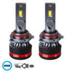 GLOBOSTAR® LEDKITM8PRO 82091 Λάμπα HIR2 9012 CANbus LED 60W/120W 6000lm/12000lm 360° DC 12-24V Αδιάβροχο IP65 Ψυχρό Λευκό 6000K - CREE COB Chip - Μ3.1 x Π3.1 x Υ7.5cm - Πακέτο 2 Τεμαχίων - 2 Χρόνια Εγγύηση - Image 2