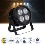 GloboStar® 51119 TYPHON Επαγγελματική Κεφαλή PAR DMX512 200W AC 220V-240V - SPOT - 15° OSRAM LED Αδιάβροχη IP65 - CCT Θερμό Λευκό 2700K - Φυσικό Λευκό 4500K - Ψυχρό Λευκό 6000K - Μαύρο - L23.2 x W22 x H33cm - Image 2