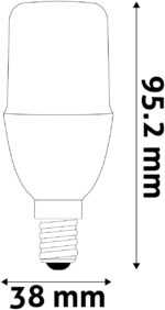 Avide LED Bright Stick Bulb T37 7W E14 Θερμό 3000K - Image 3