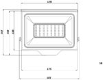Avide LED Προβολέας Slim SMD 50W Ψυχρό 6400K - Image 3