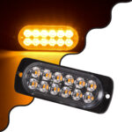 GloboStar® 85264 PRO Series Μπάρα Σήμανσης Οχήματος Οδικής Βοήθείας για Αυτοκίνητα & Φορτηγά Φωτισμού STROBE LED SMD 3030 12W DC 12-24V Αδιάβροχη IP65 Πορτοκαλί - Image 2