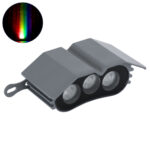 GLOBOSTAR® TREELIGHT-ZINA S-90982 Κυρτή Μπάρα Φωτισμού Wall Washer για Φυτά - Δέντρα LED 3W 255lm 30° DC 24V Αδιάβροχο IP65 RGBW Dimmable - Γκρι Ανθρακί - Μ11 x Π6.5 x Υ5cm - 3 Χρόνια Εγγύηση - Image 2