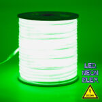 GLOBOSTAR® NEOTUBE 70584 Ταινία Neon Flex LED 12W/m 600lm/m 360° DC 24V Αδιάβροχο IP65 120 x SMD2835 Chip/m Πράσινο Dimmable - Sanan SMD Chip - Μ100 x Π1.3 x Υ1.3cm - 3 Χρόνια Εγγύηση - Image 2