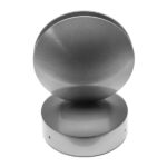 GLOBOSTAR® ZERODA 93066 Μοντέρνο Φωτιστικό Τοίχου - Απλίκα LED 9W 1440lm 1° AC 220-240V IP44 Ψυχρό Λευκό 6000K - CREE XPE Chip & TÜV SÜD Driver - Ασημί - Μ12 x Π11 x Υ17cm - 5 Χρόνια Εγγύηση - Image 2