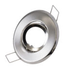 GLOBOSTAR® RAFY 77802 Χωνευτή Κινούμενη Βάση για Σποτ MR11 με Ντουί GU10/GU5.3 IP20 - Νίκελ Χρώμιο - Μ7 x Π7 x Υ2.1cm / Q5cm - Image 2