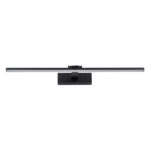 GLOBOSTAR® ELLIS 60444 Μοντέρνο Φωτιστικό Τοίχου - Απλίκα Καθρέπτη Μπάνιου LED 12W 1400lm 120° AC 220-240V IP44 Φυσικό Λευκό 4500K - Lumileds SMD Chip & TÜV SÜD Driver - Μαύρο Ματ - Μ60 x Π16 x Υ6cm - 3 Χρόνια Εγγύηση - Image 4