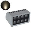 GloboStar® FLOOD-DENA 90486 Επιτοίχιος Προβολέας Wall Washer για Φωτισμό Κτιρίων - Απλίκα & Δαπέδου LED 16W 1520lm 5° DC 24V Αδιάβροχο IP67 Μ15.5 x Π13 x Υ9.1cm Φυσικό Λευκό 4500K - Γκρι Ανθρακί - 3 Years Warranty - Image 2