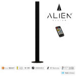 GloboStar® ALIEN-DIVA-BLACK-50-10 ALIEN Design DIVA Μοντέρνο Minimal Nordic Μεταλλικό Φωτιστικό Επιτραπέζιο - Πορτατίφ - Λαμπατέρ Μαύρο LED 10W 1500lm με Ασύρματο Χειριστήριο RF & Dimmer IP20 CCT Θερμό 2700 K έως Ψυχρό 6000K Μ3 x Π1.6 x Υ50cm - Image 5
