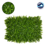 GloboStar® 78420 Artificial - Συνθετικό Τεχνητό Διακοσμητικό Πάνελ Φυλλωσιάς - Κάθετος Κήπος Καυκάσιο Πυξάρι - Λέιλαντ - Γρασίδι Πράσινο Μ60 x Υ40 x Π10cm