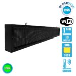 GLOBOSTAR® DISPLAY 90262 Κυλιόμενη Ψηφιακή Επιγραφή P10 Μονής Όψης LED AC 220-240V Αδιάβροχο IP54 Πράσινο - WiFi Control μέσω FK APP - Αισθητήρας Θερμοκρασίας & Υγρασίας - Μ168 x Π9 x Υ24cm - 2 Χρόνια Εγγύηση - Image 3