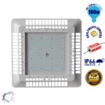 GloboStar® 115091 Φωτιστικό Οροφής για Βενζινάδικα Gas Station 180W AC 230V 25200lm 60° Αδιάβροχο IP65 Φυσικό Λευκό 5000K - Image 3