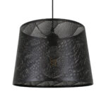 GLOBOSTAR® SPARKLE 00733 Μοντέρνο Κρεμαστό Φωτιστικό Οροφής με Ντουί 1 x E27 AC 220-240V IP20 - Μαύρο - Μ35 x Π35 x Υ26cm - Image 2
