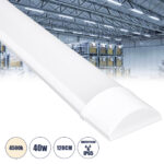 GLOBOSTAR® MEGORA 60159 Γραμμικό Βιομηχανικό Φωτιστικό Tri-Proof LED 40W 3727lm 120° AC 220-240V Αδιάβροχο IP65 Φυσικό Λευκό 4500K - Lumileds SMD Chip - Μ120 x Π7.5 x Υ2.5cm - 2 Χρόνια Εγγύηση - Image 2