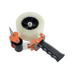 GloboStar® 79951 Επαγγελματική Μηχανή Ταινίας Συσκευασίας Χειρός DELI Μ16.5 x Π7.8 x Υ24cm - Πορτοκαλί & Μαύρο - Image 2
