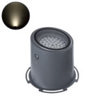 GloboStar® FLOOD-MILO 90741 Κινούμενος Προβολέας - Σποτ Φωτισμού Wall Washer για Φωτισμό Κτιρίων LED 48W 4560lm 10° AC 220-240V Αδιάβροχο IP67 Φ26 x Υ30cm Φυσικό Λευκό 4500K - Γκρι Ανθρακί - 3 Χρόνια Εγγύηση - Image 2