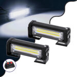 GloboStar® 85028 PRO Series ΣΕΤ 2 x Μπάρες Σήμανσης Οχήματος Ασθενοφόρου για Αυτοκίνητα & Φορτηγά 13 Προγραμμάτων Φωτισμού LED CREE CXB COB 18W DC 10-30V Αδιάβροχο IP65 Ψυχρό Λευκό 6000K - Image 2