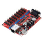 GloboStar® TF-C6NUR 90386 LED Receiving Card 8 x HUB75 - Κάρτα Καναλιών για Ψηφιακές Οθόνες LED Video Wall Single Color W2048 x H64 & W1024 x H128 - Double Color W1024 x H64 - W512 x H128 - Gigabit Network Linkable - DC 3.5~6V - IP20 Μ11.7 x Π7.8 x Υ1.6cm - Image 2