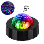 GloboStar® 81844 Φορητό Διακοσμητικό Φωτιστικό Ειδικών Φωτορυθμικών Εφέ PARTY Disco LED 3W DC 5V 300mAh Επαναφορτιζόμενο - Sound Activated - Καλώδιο Τροφοδοσίας USB - Βάση με Μαγνήτη - Πολύχρωμo RGB IP20 Μ7.5 x Π7.5 x Υ4.5cm - Image 2