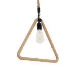 GLOBOSTAR® MALVERN 999-0235 Vintage Κρεμαστό Φωτιστικό Οροφής με Ντουί 1 x E27 AC 220-240V IP20 - Μαύρο & Μπεζ - Μ38 x Π4 x Υ42.5cm