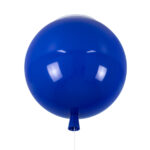 GLOBOSTAR® BALLOON 00654 Παιδικό Φωτιστικό Οροφής με Ντουί 1 x E27 AC 220-240V IP20 - Μπλε - Μ30 x Π30 x Υ33cm - Image 2