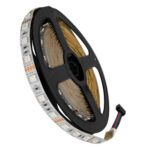 GLOBOSTAR® LUMAR 70029 Ταινία LED 14.4W/m 936lm/m 120° DC 12V IP20 60 x SMD5050 Chip/m Πολύχρωμο RGB Dimmable - Sanan SMD Chip - Μ500 x Π1 x Υ0.2cm - Ρολό 5 Μέτρων - 5 Χρόνια Εγγύηση - Image 2