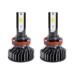 GloboStar® 82025 H9 F2 Line KIT Βασικού Φωτισμού Αυτοκινήτου & Φορτηγού 3rd Generation Can-Bus Series LED CREE CXB COB 30W/60W 3500lm/7000lm DC 12-24V Αδιάβροχο IP65 Ψυχρό Λευκό 6000K