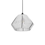 GLOBOSTAR® NUI 205-0063 Boho Κρεμαστό Φωτιστικό Οροφής με Ντουί 1 x E27 AC 220-240V IP20 - Λευκό - M36 x Π36 x Υ27cm - Image 2