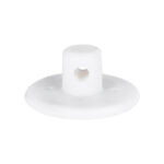 GloboStar® DIY 77561 Επιτοίχιο Εξάρτημα Στήριξης Καλωδίου Φωτιστικού - Φ4.5 x Υ2cm - Λευκό - Σιλικόνης - 5 Χρόνια Εγγύηση - Image 2