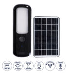 GloboStar® 86073 Αυτόνομος Ηλιακός Επιτοίχιος Προβολέας LED SMD 12W 600lm με IP Camera 1080P 2MP WiFi 150° Μοιρών - Ενσωματωμένη Μπαταρία 2500mAh - Φωτοβολταϊκό Πάνελ - Αισθητήρα Ημέρας-Νύχτας & Ρύθμιση Χρόνου Ανάμματος - Αδιάβροχος IP66 Ψυχρό Λευκό 6000K - Image 2