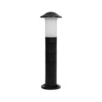 GloboStar® GARDENIO 203-0248 Μοντέρνο Επιδαπέδιο Φωτιστικό Κολωνάκι Κήπου Μονόφωτο 1 x E27 IP44 Μαύρο Πλαστικό - Μ17 x Π17 x Υ58cm - Image 4